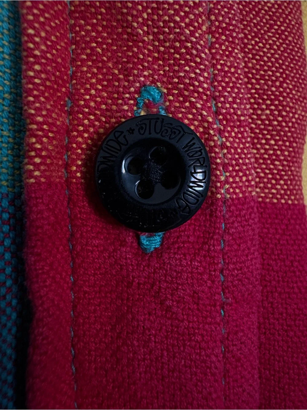 Stussy vibrant plaid
